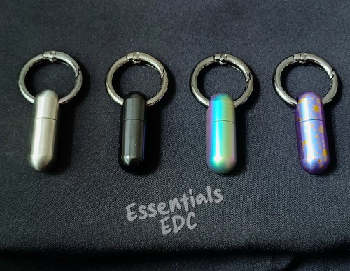 Mini titanium pill - mini, case