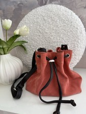 Owen Barry Suede Bucket Bag