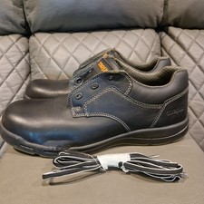 Trojan Safety Shoes Size 11 Steel Toe Cap Black Lace Up New