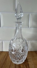 Royal Brierley ‘Bruce’ Crystal Decanter 32cm With Stopper Signed In VGC