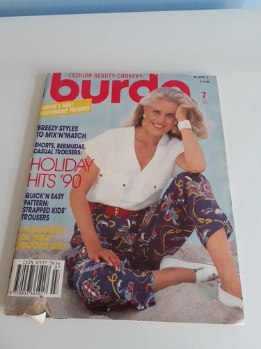 Burda magazine with sewing - burda,