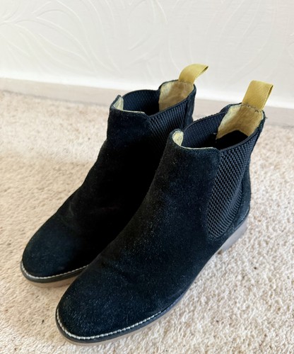 Joules black suede - black,