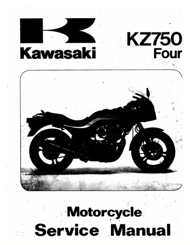 Kz750 four service manual - kz750,