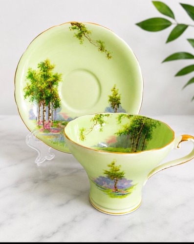 Vintage aynsley bluebell time - vintage,
