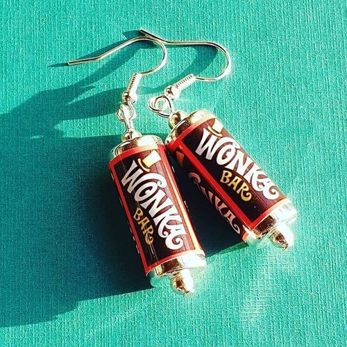 Unique wonka bar earrings - unique,