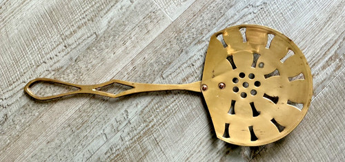 Vintage brass skimmer chestnut - vintage,