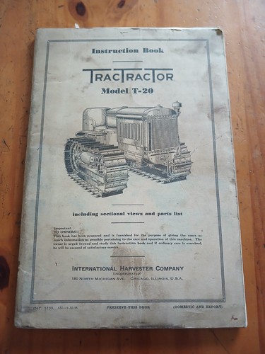 International harvester model - international,