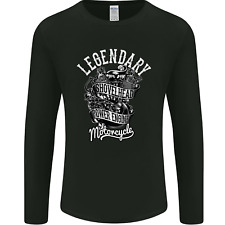 Legendary Shovelhead Motorcycle Biker Mens Long Sleeve T-Shirt