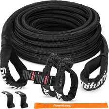 7/16" X 30Ft UHMWPE Tow Rope