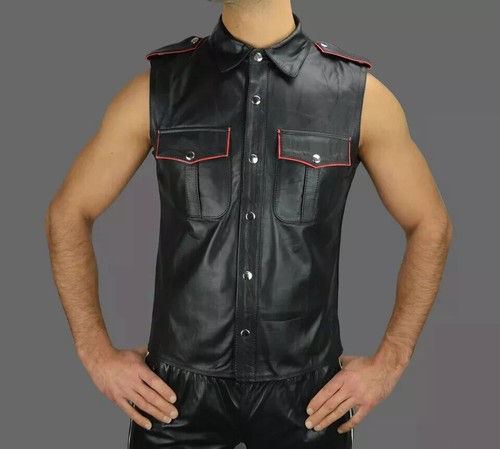 Mens police uniform - mens, bluf