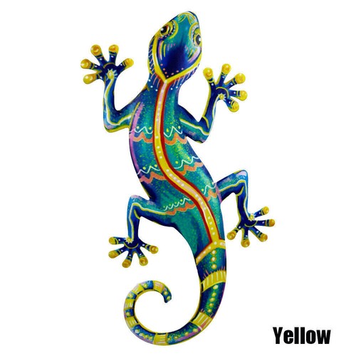 Colourful gecko metal lizard - gecko,