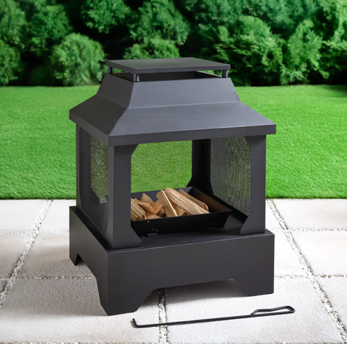 Fireplace log burner - fireplace,