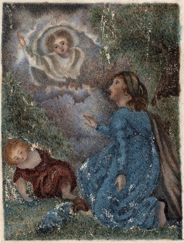 Hagar bible scene miniature - hagar,