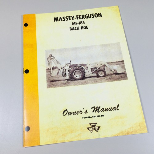 Massey ferguson 185 backhoe - 185,