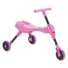 Butterfly 3-Wheel Foldable Ride-On Tricycle for 1+ Year Old Boys and girls