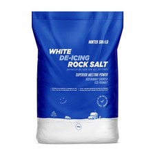 10KG PREMIUM QUALITY WHITE ROCK SALT DEICING FOR SNOW AND ICE FROST MELT