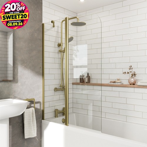 Curved folding bath - curved,