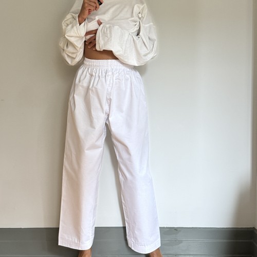 White martial arts pants - arts, gi
