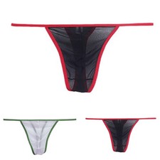 Mens Mesh G Strings Bulge