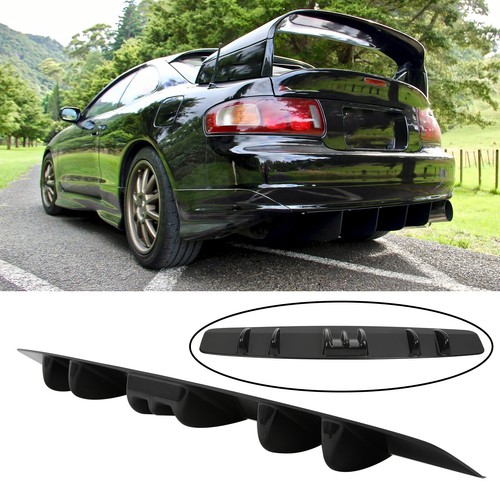 Gloss rear bumper diffuser - bumper,