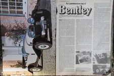 Original CC 1980 extracted mag article: Lawrencetune BENTLEY Mk Vi Mk6