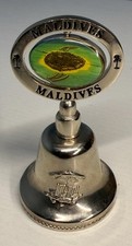 Maldives dinner bell school Handbell Reception bell in chrome 