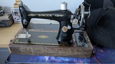 Vintage Hand Crank Singer Sewing Machine 1930 FULLY WORKING!!