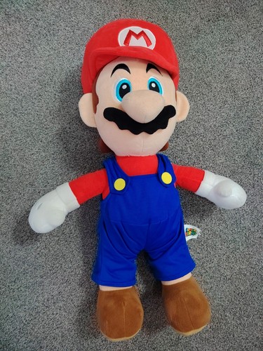 Large mario plush toy - plush, super