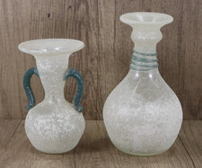 2x Vintage Murano Scavo Roman