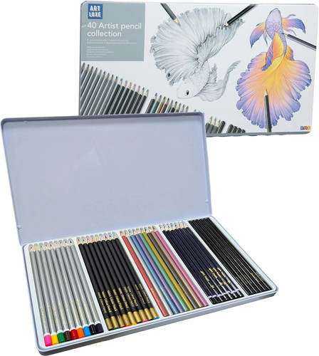 Artist colour pencils set - 40, &
