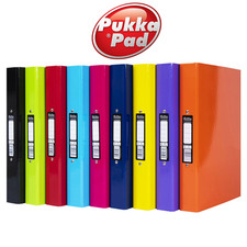 Pukka 2-Ring Binders A4 Document Files Paperwork Folders Single PCs or Sets