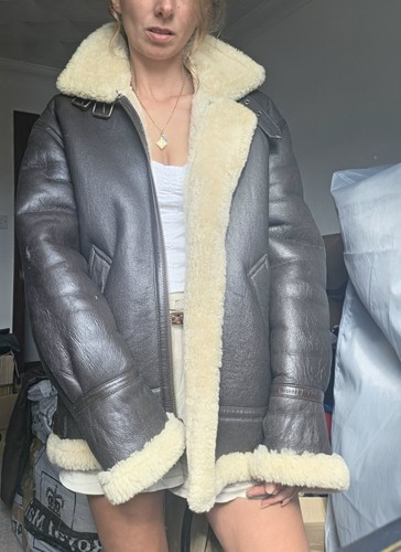 Mens sheepskin aviator - sheepskin,
