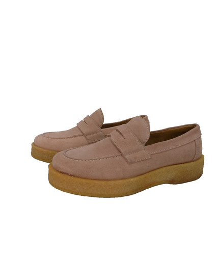 Creeper shoes pink loafers - shoes,