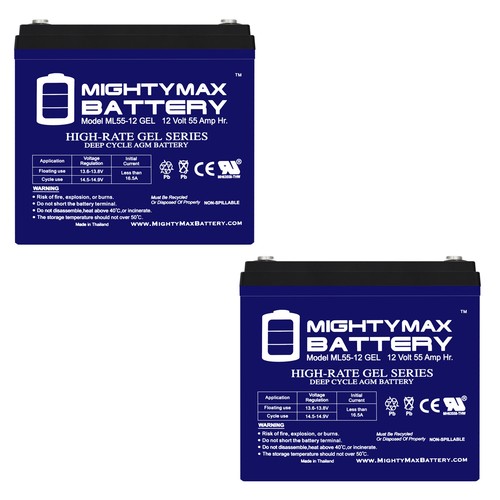 Mighty max 12v 55ah - max,