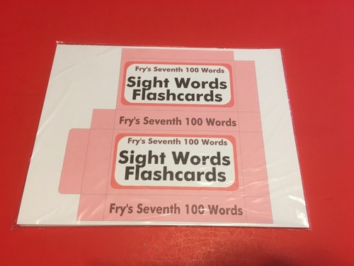 Fry seventh hundred words - seventh,