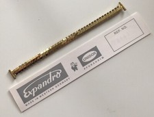 Vintage 12mm Expandro Expandable Watch Bracelet,Gold Color,New Old Stock