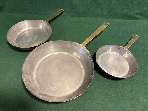 Vintage small copper frying - copper,