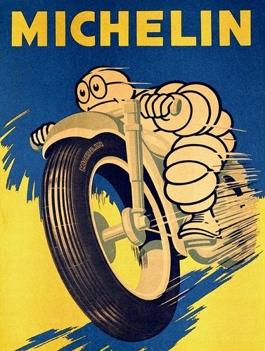 Michelin retro metal - retro,