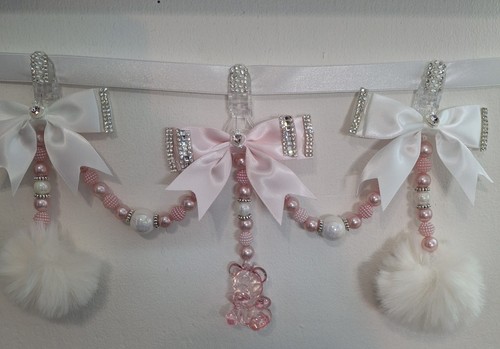 Tier triple white pink - tier/triple, bling