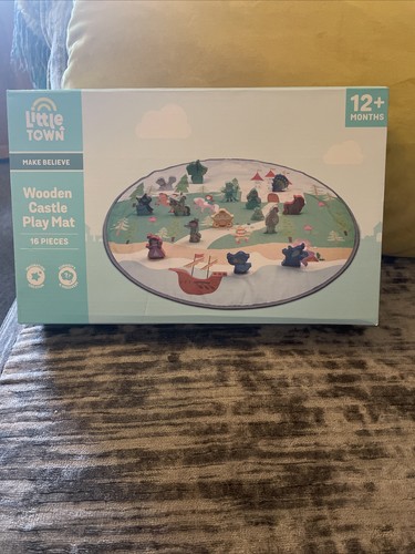 Wooden castle play mat - castle,