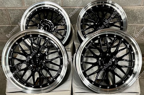 Black alloy wheels fits - 18",