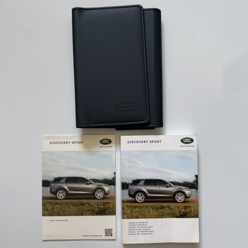 Discovery sport owners manual - sport,