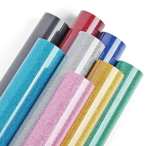 Glitter heat transfer vinyl - heat, 8