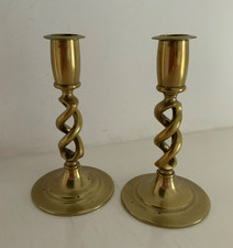 Vintage Pair of Solid Brass