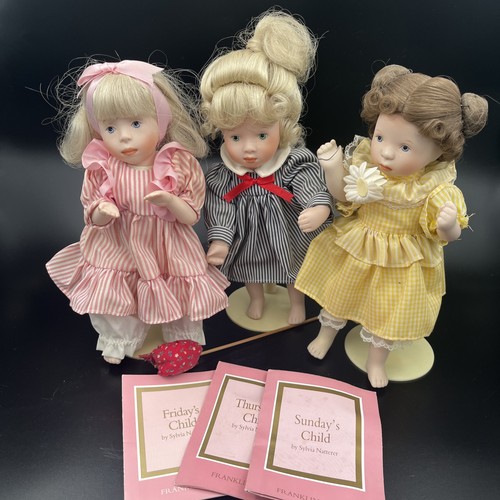 Franklin mint dolls - mint,
