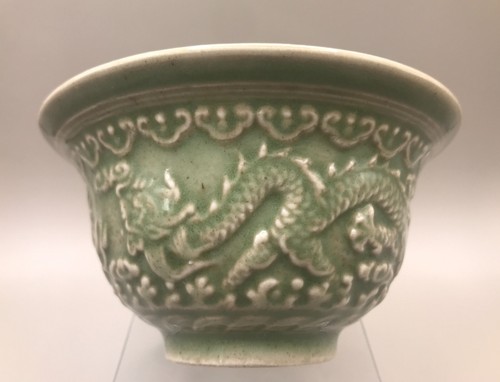 Chinese celadon glazed - celadon, dragon