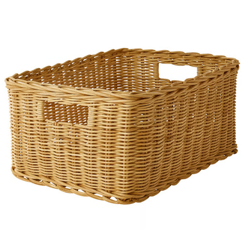 Ikea wicker storage basket - wicker,