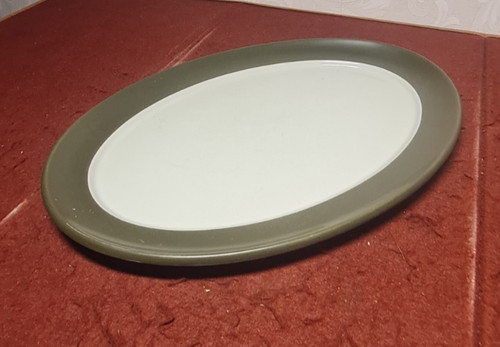 Denby chevron oval platter - oval,