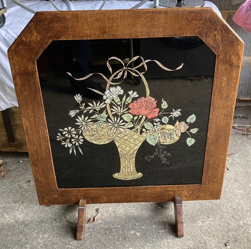 Deco 1930s glass decorated - deco,