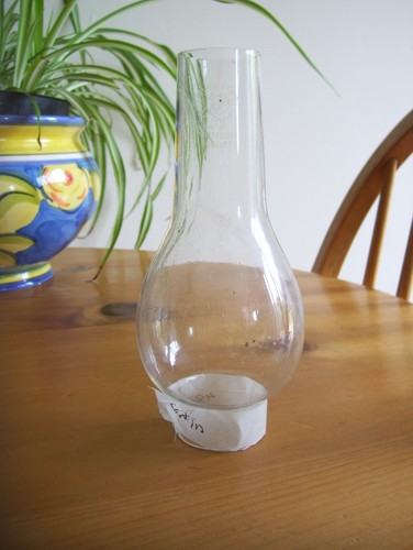 Small clear glass oil - clear,